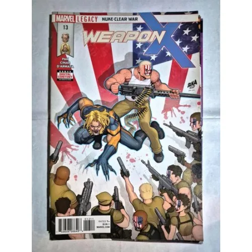 MARVEL Weapon X # 13 of 27 (Series Vol 3 2017-2018 Cover Artist David Nakayama)