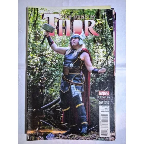 MARVEL The Mighty Thor # 2 of 22 (Series Vol 3 2015-2018 Cover 1:15 Cosplay Variant)