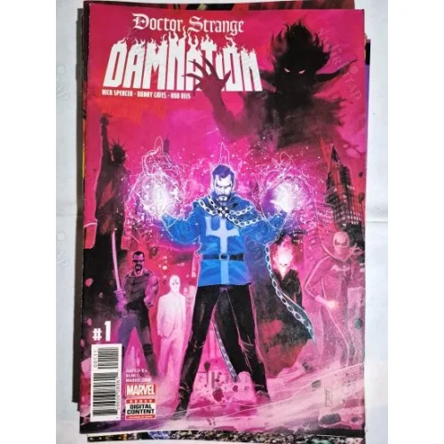 MARVEL Doctor Strange Damnation # 1 of 4 ( Cover Artist Rod Reis )