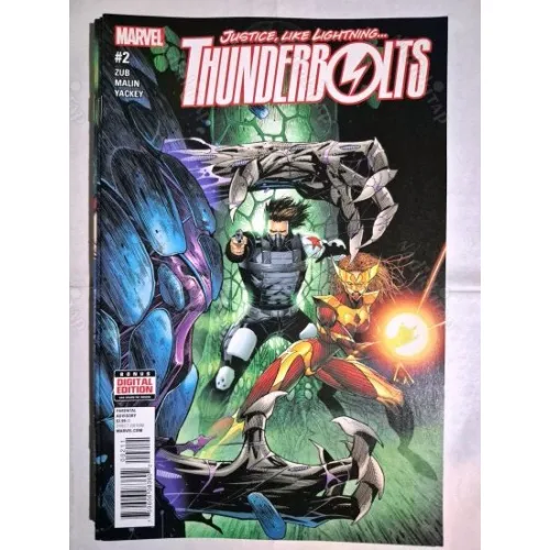 MARVEL Thunderbolts # 2 of 12 (Series Vol 4 2016-2017 Cover Artist Jon Malin )