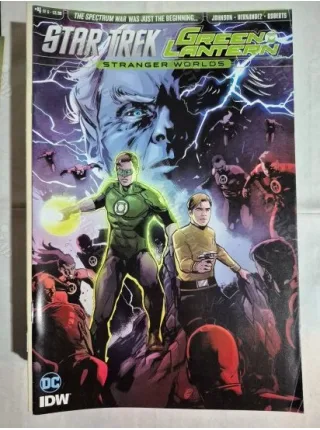 DC Star Trek / Green Lantern: Stranger Worlds # 4 of 6 (Cover Artist Ángel Hernández)