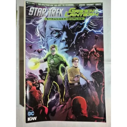 DC Star Trek / Green Lantern: Stranger Worlds # 4 of 6 (Cover Artist Ángel Hernández)
