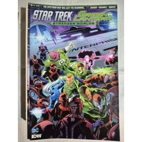 DC Star Trek / Green Lantern: Stranger Worlds # 3 of 6 (Cover Artist Ángel Hernández)