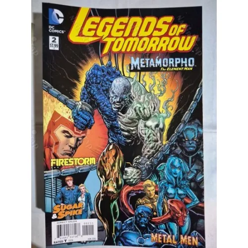 DC Legends of Tomorrow # 2 of 6 (Cover Artist Liam Sharp) Firestorm, Metamorpho, Metal Men, Sugar Sprike