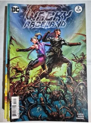 DC Wacky Raceland # 3 of 6 (Cover Artist Leonardo Manco)
