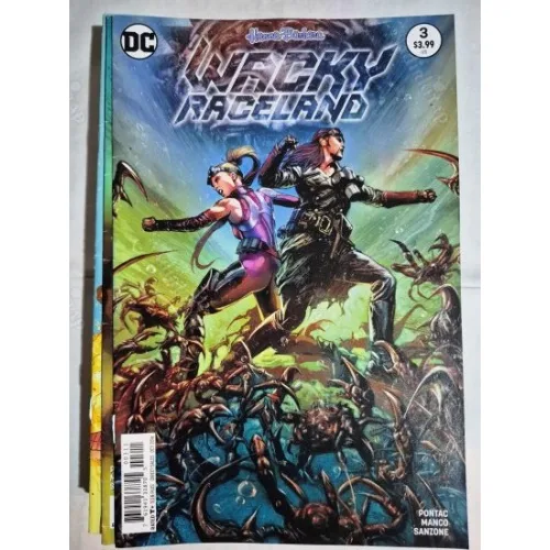 DC Wacky Raceland # 3 of 6 (Cover Artist Leonardo Manco)