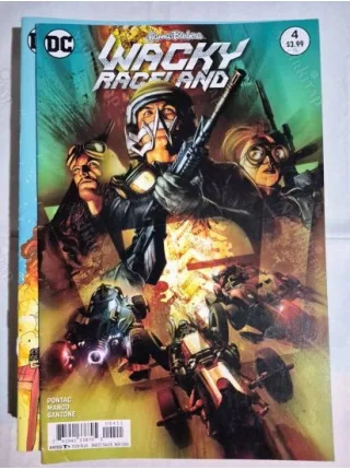 DC Wacky Raceland # 4 of 6 (Cover Artist Leonardo Manco)