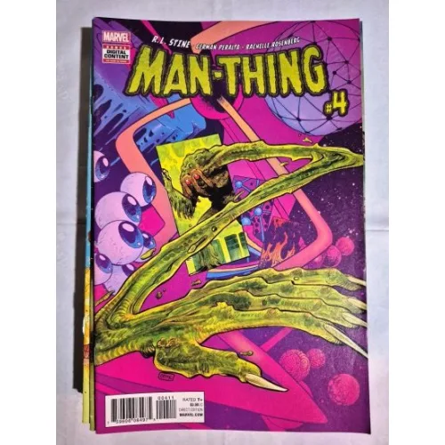 MARVEL Man-Thing # 4 of 5 (Series Vol 5 2017 Cover Artist Tyler Crook )