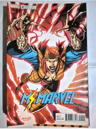 MARVEL Ms. Marvel # 20 of 38 * Series Vol. 4 2015 - 2019 (Cover Artist Jim Lee X-Men Trading Card Variant)