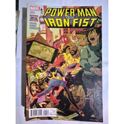 MARVEL Power Man and Iron Fist # 4 of 15 * Series Vol. 3 2016 - 2017 (Cover Artist Sanford Greene)