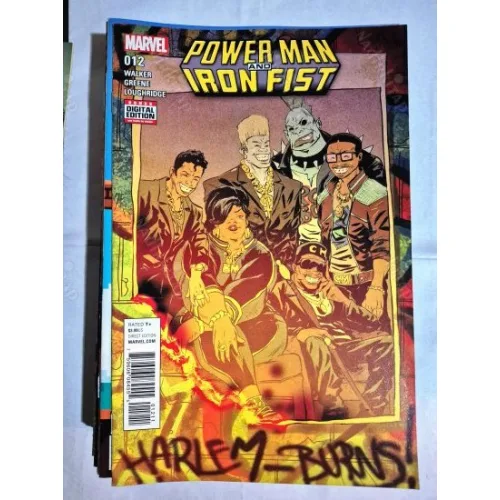 MARVEL Power Man and Iron Fist # 12 of 15 * Series Vol. 3 2016 - 2017 (Cover Artist Sanford Greene)