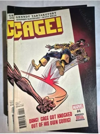 MARVEL Cage! # 4 of 4 * Series Vol. 3 2016 - 2017 (Cover Artist Genndy Tartakovsky)