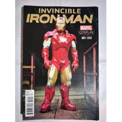 MARVEL Invincible Iron Man # 1 of 14 * Series Vol. 2 2015 - 2017 (Cover Cosplay Variant) MARVEL Invincible Iron Man # 1 of 14 * Series Vol. 2 2015 - 2017 (Cover Cosplay Variant)