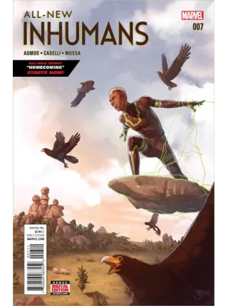 MARVEL All-New Inhumans # 7 of 12 (Cover Artist Jamal Campbell)