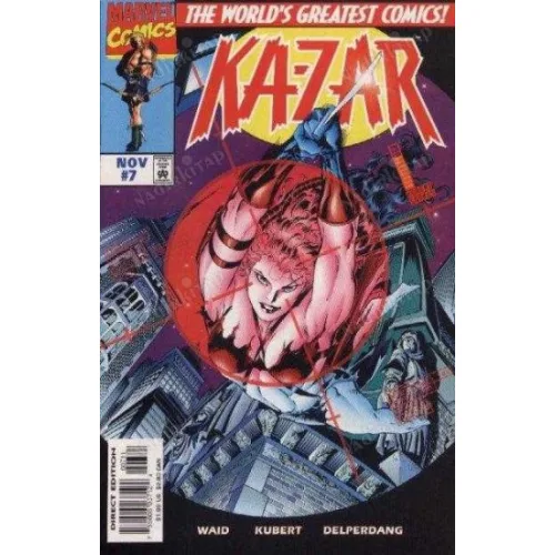 MARVEL Ka-Zar # 7 of 20 * Series Vol 3 1997-1998 (Cover Artist Andy Kubert)