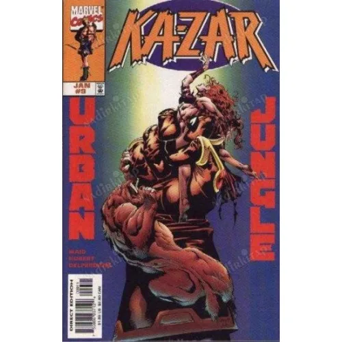 MARVEL Ka-Zar # 9 of 20 * Series Vol 3 1997-1998 (Cover Artist Andy Kubert)