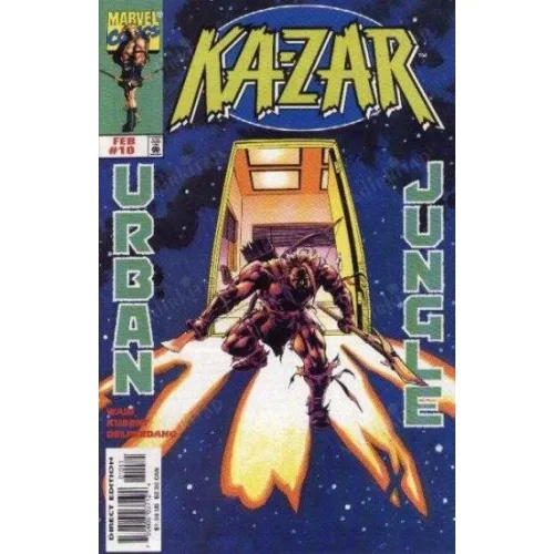 MARVEL Ka-Zar # 10 of 20 * Series Vol 3 1997-1998 (Cover Artist Andy Kubert) BKZ