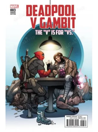 MARVEL Deadpool v Gambit # 3 of 5 (Cover Pasqual Ferry Variant)