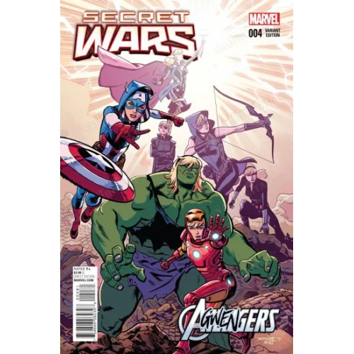 MARVEL Secret Wars # 4 of 9 (Cover Chris Samnee AGwengers Variant)