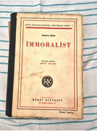 Immoralist (Çv Şerif Hulusi) Ciltli