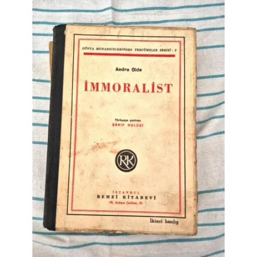 Immoralist (Çv Şerif Hulusi) Ciltli