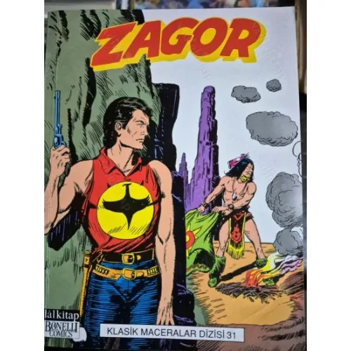 Zagor Klasik Maceralar Dizisi Cilt 31 * Ölüm Mesajları - Umutsuz Yürüyüş - Kızıl Kum - Son Kurban