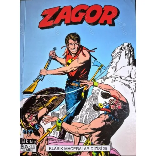 Zagor Klasik Maceralar Dizisi Cilt 29 * Vahşi Tepeler * Kızgın Topraklar * Darkwood