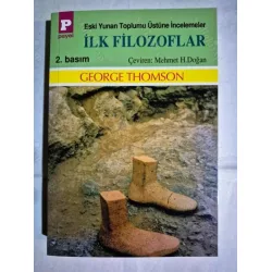 İlk Filozoflar - Eski Yunan Toplumu Üstüne İncelemeler İlk Filozoflar - Eski Yunan Toplumu Üstüne İncelemeler