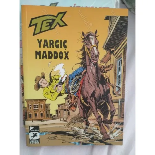 Tex (Teks) Klasik Seri Cilt 9 Sayı 185 Yargıç Maddox 186 Yüz Çehreli Adam (59 lük Seri)