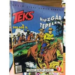 Teks (Tex) Sayı 7 Rüzgar Tepeleri (AD-DE 26 lik Seri, Kuşe Kağıda Baskı) Teks (Tex) Sayı 7 Rüzgar Tepeleri (AD-DE 26 lik Seri, Kuşe Kağıda Baskı)