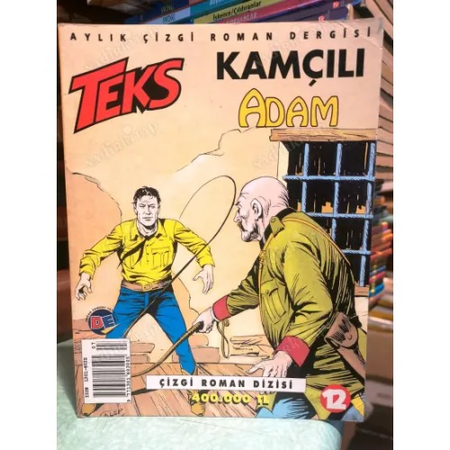 Teks (Tex) Sayı 12 Kamçılı Adam (AD-DE 26 lik Seri, Kuşe Kağıda Baskı)