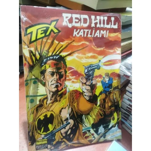 Tex (Teks) Maceraperest Çizgiler Sayı 31 * RED HILL Katliamı (204 lük seri) SHRINK AMBALAJLI