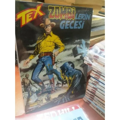 Tex (Teks) Maceraperest Çizgiler Sayı 45 * Zombilerin Gecesi (204 lük seri) SHRINK AMBALAJLI