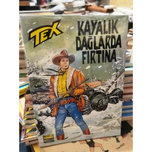 Tex (Teks) Maceraperest Çizgiler Sayı 46 * Kayalık Dağlarda Fırtına (204 lük seri) SHRINK AMBALAJLI