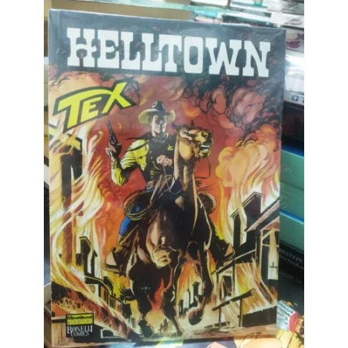 Tex (Teks) Maceraperest Çizgiler Sayı 64 * HELLTOWN (204 lük seri) SHRINK AMBALAJLI