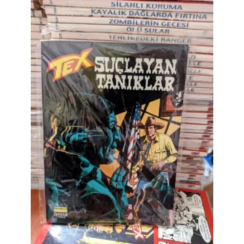 Tex (Teks) Maceraperest Çizgiler Sayı 72 * Suçlayan Tanıklar (204 lük seri) SHRINK AMBALAJLI