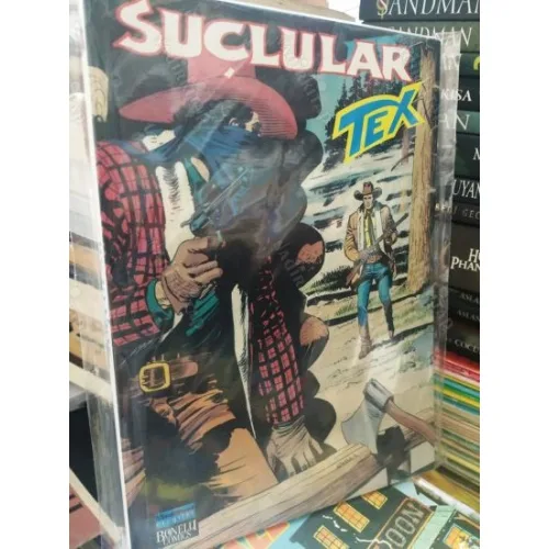 Tex (Teks) Maceraperest Çizgiler Sayı 84 * Suçlular (204 lük seri) SHRINK AMBALAJLI