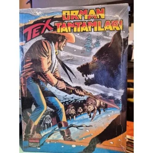 Tex (Teks) Maceraperest Çizgiler Sayı 96 * Orman Tamtamları (204 lük seri) SHRINK AMBALAJLI