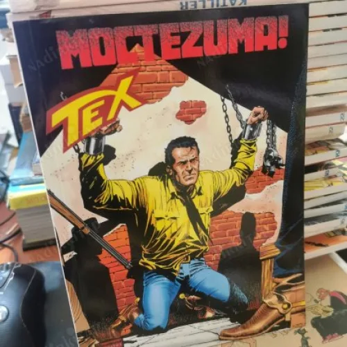 Tex (Teks) Maceraperest Çizgiler Sayı 160 * MOCTJEZUMA (204 lük seri) SHRINK AMBALAJLI