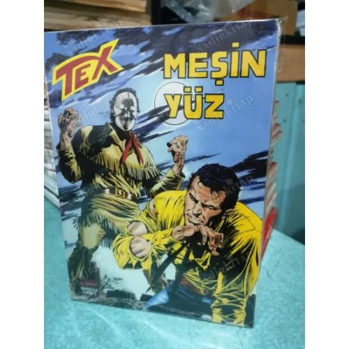 Tex (Teks) Maceraperest Çizgiler Sayı 203 * Meşin Yüz (204 lük seri) SHRINK AMBALAJLI