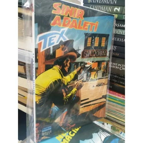 Tex (Teks) Maceraperest Çizgiler Sayı 125 * Sınır Adaleti (204 lük seri) SHRINK AMBALAJLI