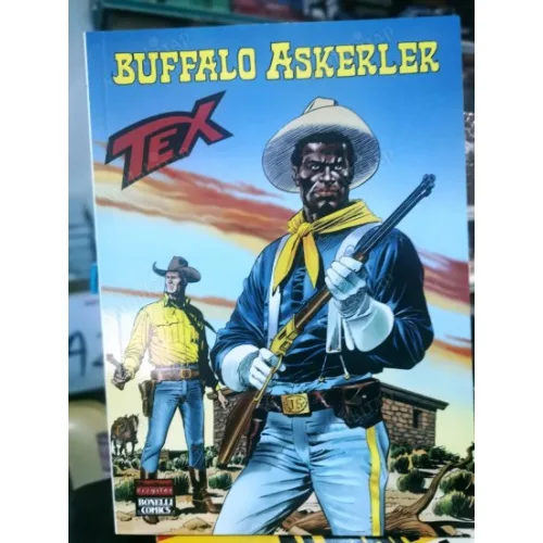 Tex (Teks) Maceraperest Çizgiler Sayı 169 * Buffalo Askerler (204 lük seri) Shrinkli Abalajında Yeni