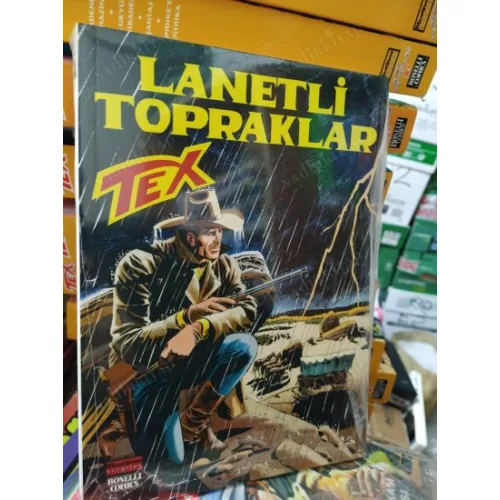Tex (Teks) Maceraperest Çizgiler Sayı 173 * Lanetli Topraklar (204 lük seri) Shrinkli Abalajında Yeni
