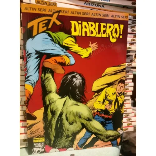 Tex (Teks) Sayı 135 DİABLERO! (Altın Seri Tex Özel Kartlı 168 sayılık)