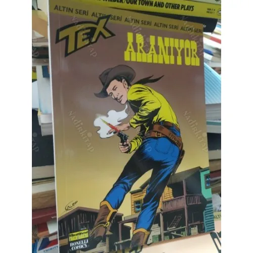 Tex (Teks) Sayı 131 Aranıyor (Altın Seri Tex Özel Kartlı 168 sayılık) Shrink Ambalajında Yeni