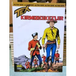 Tex (Teks) Sayı 124 Kırmızı Ceketler (Altın Seri Tex Özel Kartlı 168 sayılık) Shrink Ambalajında Yeni Tex (Teks) Sayı 124 Kırmızı Ceketler (Altın Seri Tex Özel Kartlı 168 sayılık) Shrink Ambalajında Yeni