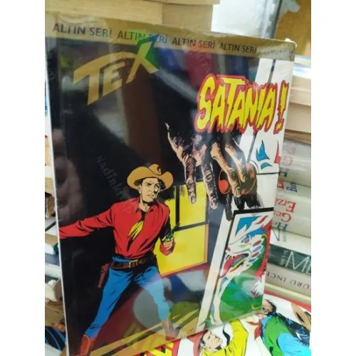 Tex (Teks) Sayı 5 SATANIA (Altın Seri 168 sayılık) Shrink Ambalajında Yeni
