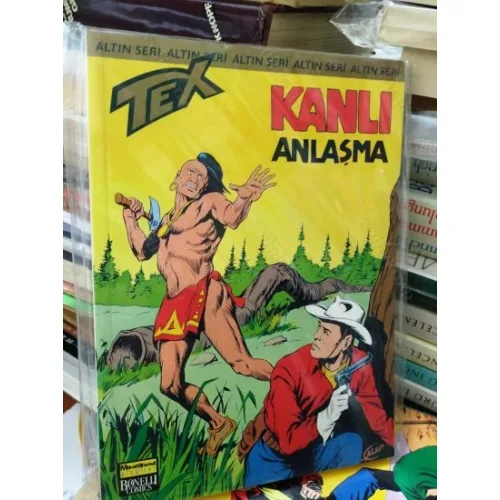 Tex (Teks) Sayı 7 Kanlı Anlaşma (Altın Seri 168 sayılık) Shrink Ambalajında Yeni