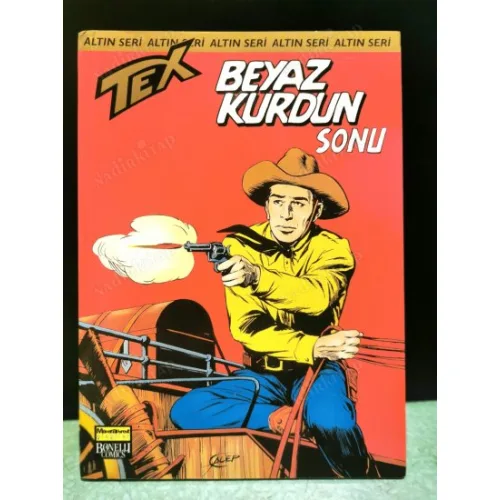 Tex (Teks) Sayı 19 Beyaz Kurdun Sonu (Altın Seri Tex Özel Kartlı 168 sayılık) Ambalajında
