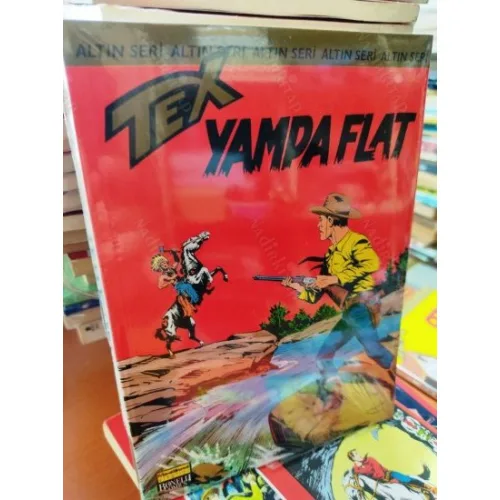 Tex (Teks) Sayı 22 Yampa Flat (Altın Seri Tex Özel Kartlı 168 sayılık) Ambalajında